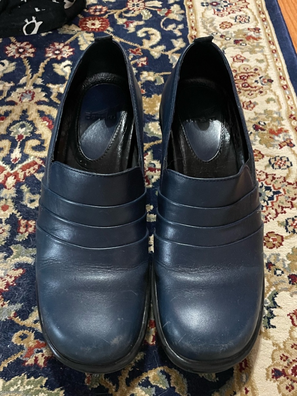 🫐Aubrey leather clogs🫐